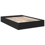 vidaXL Cadre de lit sans matelas noir 140x200 cm