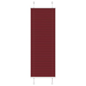 vidaXL Store plissé rouge bordeaux 45x100 cm largeur du tissu 44 4 cm