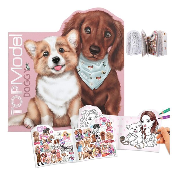Livre de coloriage - Kitty and Doggy