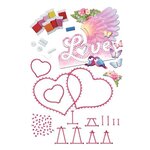 String it maxi: 3d coeur - ravensburger - coffret complet en fil tendu - loisir créatif enfant diy - 2 modeles - des 8 ans