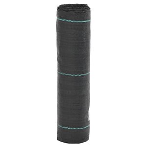 vidaXL Membrane anti-mauvaises herbes noire 0 5 x 50 m PP
