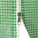 vidaXL Serre avec cadre en acier vert 96 m² 16x6x2 85 m