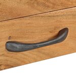 Vidaxl chariot de cuisine 58x58x89 cm bois massif d'acacia