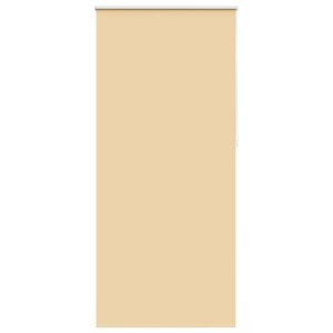 vidaXL Store enrouleur occultant 104 4 x 230 cm largeur du tissu 100 cm beige
