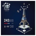 Puzzle 3D batiments Tour Eiffel illuminee - 216 pieces