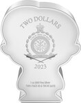 Pièce de monnaie en Argent 2 Dollars g Millésime 2023 Chibi TWO FACE