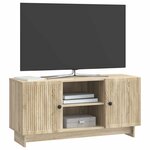 vidaXL Meuble TV 102 x 34 5 x 50 cm Chêne Sonoma Bois d'ingénierie