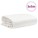 vidaXL Bâche blanc 3x5 m 650 g/m²