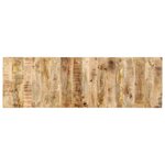 vidaXL Tête de lit 160 cm bois de manguier brut massif