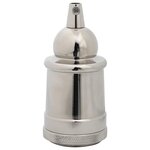 vidaXL Douilles de lampe 2 Pièces nickel satiné E27