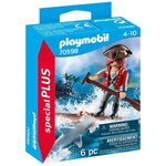 Playmobil - 70598 - pirate avec bébé requin