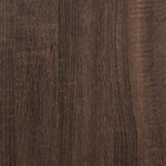 vidaXL Meuble TV chêne marron 122x34x41 cm bois d'ingénierie