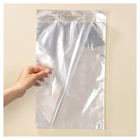 Sachet plastique zip 50% recyclé transparent 60 microns raja 8x12 cm