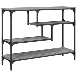 vidaXL Table console sonoma gris 100x30x75 cm bois d'ingénierie