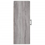 vidaXL Armoire murale sonoma gris 34 5x34x90 cm