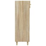 vidaXL Armoire à chaussures Chêne sonoma 60x35x105cm Bois d'ingénierie