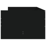 vidaXL Cadre de lit avec tiroirs noir 100x200 cm