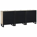 vidaXL Ensemble de mobilier de salle de bain avec tiroir 3 Pièces Blanc