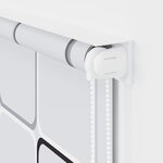 vidaXL Store roulant de douche 120x240 cm Carré