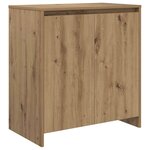vidaXL Buffets 3 Pièces chêne artisanal 70 x 41 x 75 cm Bois d'ingénierie