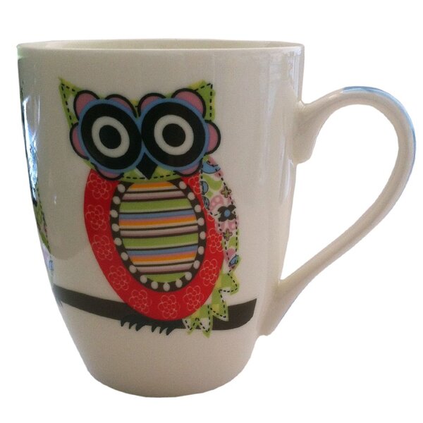 Tasse en céramique hiboux