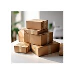 Pack and Move - Lot 6 rouleaux ruban adhésif kraft "fragile" pour emballage et déménagement - 50 m - Qualité Premium