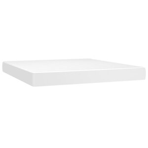 vidaXL Matelas de lit à ressorts ensachés fermeté moyenne Blanc 160x200x20 cm