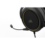 CORSAIR Casque Gamer HS60 PRO SURROUND - Filaire - Jaune (CA-9011214-EU)