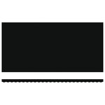 vidaXL Tissu de remplacement de store pour cadre 6x3 m noir