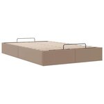 vidaXL Cadre de lit ottoman sans matelas cappuccino 120x190 cm