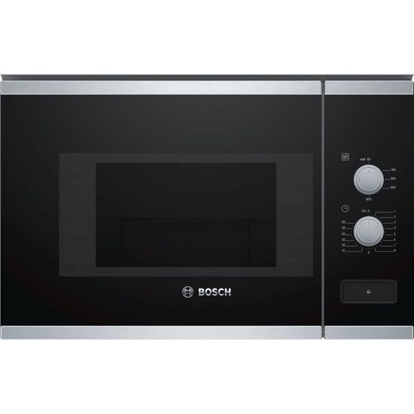 Bosch bfl520ms0 - micro-ondes monofonction inox - 20 l - 800 w - encastrable