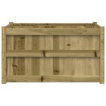 vidaXL Jardinière d'extérieur 90x50x50 cm bois de pin imprégné