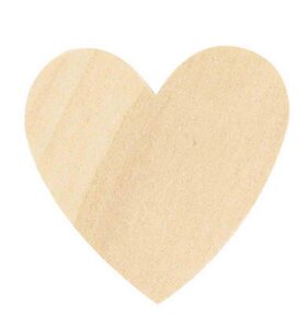 Coeurs en bois de 1 5 à 3 5 cm 30 pièces