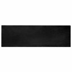 vidaXL Tapis en Fourrure Synthétique de Lapin Olite Noir 80 x 250 cm