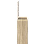 vidaXL Table de Toilette Marron 102 x 33 x 135 cm Bois d'ingénierie