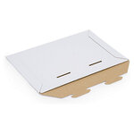 Pochette carton micro-cannelé recyclé blanche raja 53x43 cm (lot de 100)