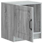 vidaXL Cabinet de chevet Sonoma gris 43 x 34 5 x 47 cm