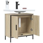 vidaXL Armoire lavabo de salle de bain chêne sonoma 60x30x60 cm