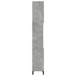 vidaXL Armoire de salle de bain gris béton 30x30x190 cm