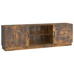 vidaXL Meuble TV Chêne fumé 150 x 31 x 47 cm Bois d'ingénierie