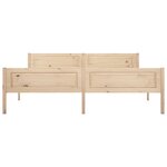 vidaXL Cadre de lit sans matelas bois massif de pin 180x200 cm