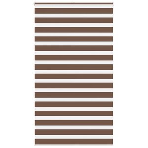 vidaXL Store zèbre marron 135x200cm largeur du tissu 130 9cm polyester