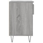 vidaXL Armoire à chaussures Sonoma gris 70x36x60 cm Bois d'ingénierie