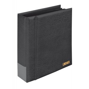 Album Multi-Collect Lindner pour cartes postales avec 30 feuilles. Couleur - Noir