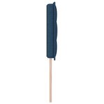 vidaXL Tête de lit Hauteur réglable avec tête de lit Bleu 140 cm tissu