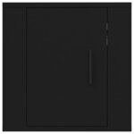 vidaXL Meuble TV mural Noir 40x34 5x40 cm