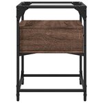vidaXL Tables de chevet 2Pièces chêne marron 40x40x55cm bois d'ingénierie