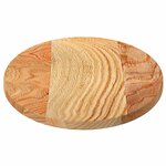 vidaXL Dessus de table 80x40x2 cm bois de chêne massif ovale