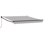 vidaXL Store manuel extensible gris clair 300 x 250 cm