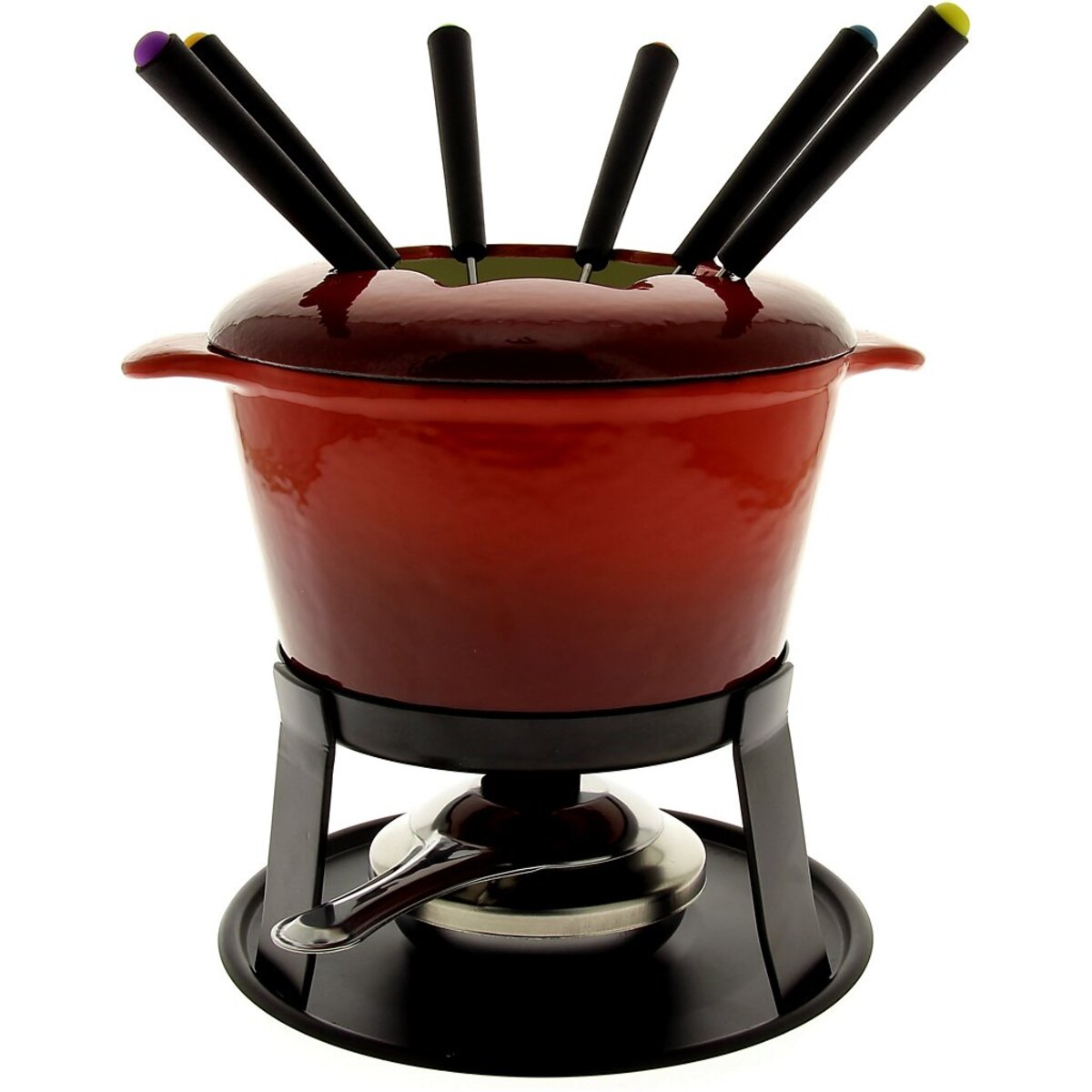 Table & Cook Raclette Fondue Fondue Bourguignonne fonte rouge 6